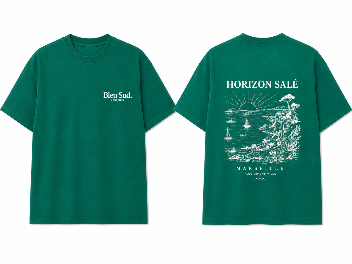 TEE-SHIRT HORIZON SALÉ